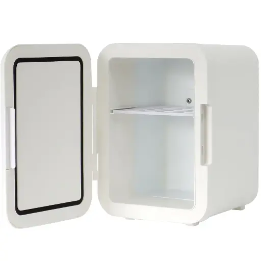 [9904907056188] Porodo LifeStyle Ecochill 4L Mini Cooling Fridge for Home Office and Travel White PDLFST4LMFWH