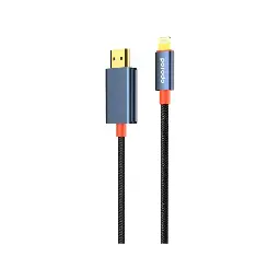 Porodo Woven Lightning to HDMI Cable 2Mtr PD-CBL0017-BK