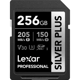 Lexar Professional SILVER PLUS UHS-I SDXC Memory Card up to /s Read /s Write LSDSIPL256G-BNNNG