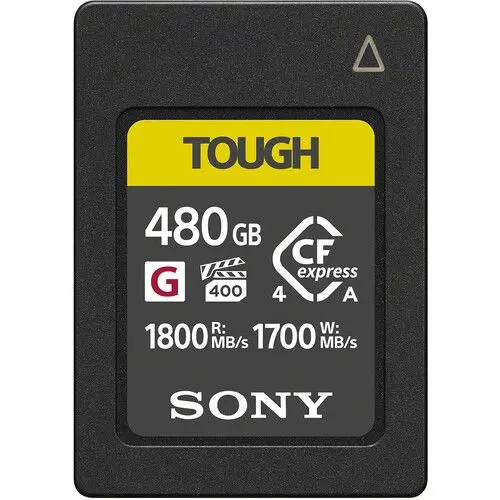 [4548736170865] Sony Tough 480GB R1800/W1700 CFexpress Type A TOUGH Memory Card CEA-G480T