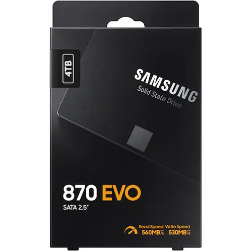 [8806090527432] Samsung 870 EVO 4TB Sata III 2.5-Inch SSD MZ-77E4T0BW