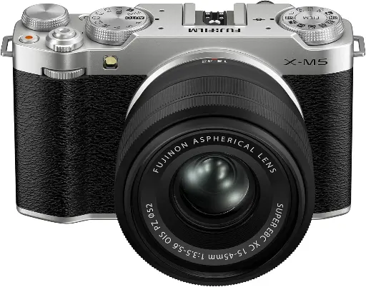 FUJIFILM X-M5 Mirrorless Camera with XC 15-45mm f/3.5-5.6 Lens
