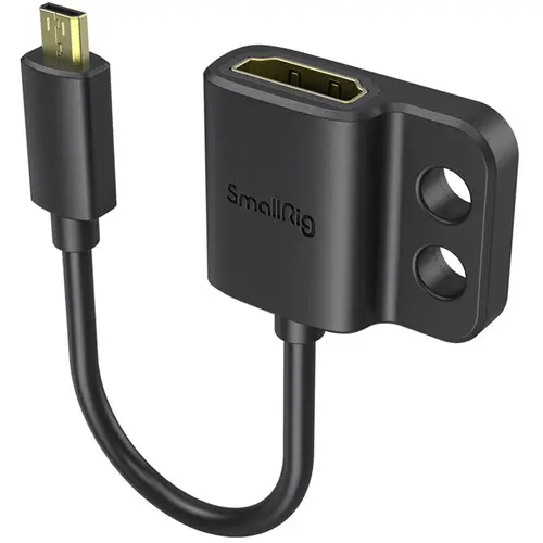 [6941590003528] SmallRig Ultra Slim 4K HDMI Adapter Micro HDMI Male to Full HDMI Female (D TO A) 3021