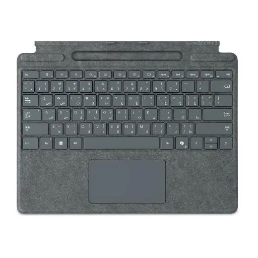 [196388358069] Microsoft Surface Pro keyboard Copilot With Slim Pen Slot Platinum 8XB-00199