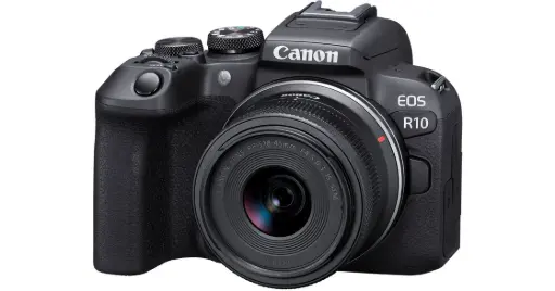 [5331C010] Canon EOS R10 Mirrorless Camera With RF-S 18-45mm F4.5-6.3 IS STM Lens 5331C010