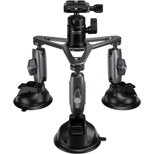 [6972860177335] Telesin TE-TSB-001 Three Arm Suction Mount