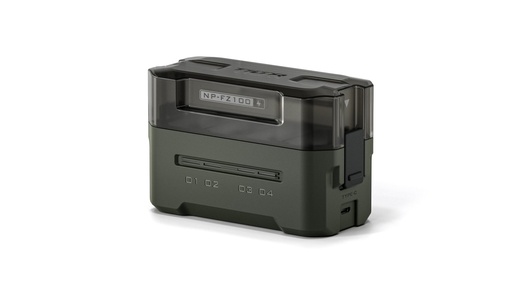 [6937134612318] Tilta Portable Charging Station for Sony NP-FZ100 (4-Channel) — Green