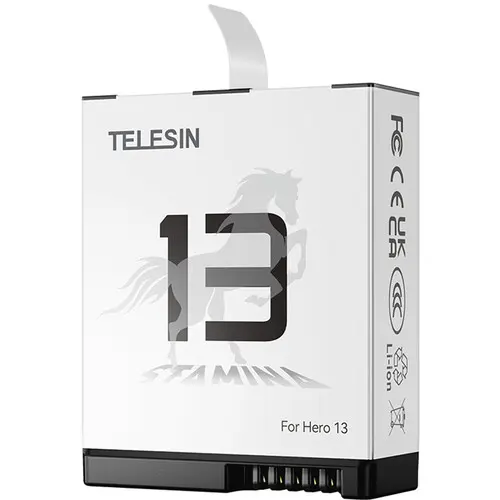 [6974944463808] TELESIN SO-BTR-04-TGP Stamina Battery for GoPro Hero 13 Black 1900mAh 7.4Wh