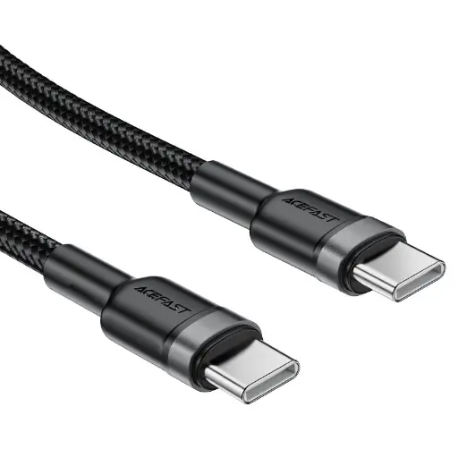 [6974316285137] ACEFAST C22-03 AceWire Pro 1.2M USB-C To USB-C Aluminum Alloy Charging Data Cable 60w