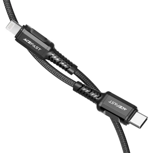 [6974316280484] ACEFAST C1-01 AceWire Pro 1.2M USB-C To Lightning Aluminum Alloy Charging Data Cable 30w