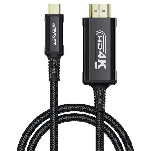 [6974316283362] ACEFAST C1-10 AceWire Pro 1.8M USB-C To HDMI Aluminum Alloy Connectors HD Video Cable 4K