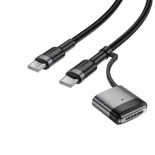 [6974316285151] ACEFAST C22-05 AceWire Pro 1.2M USB-C To USB-C or MAG3 240w Magnetic Aluminum Alloy Charging Data Cable