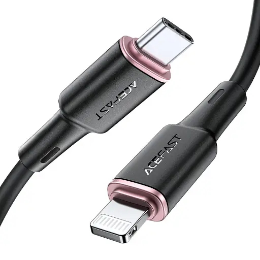 [6974316280644] ACEFAST C2-01 1.2M Mellow USB-C to Lightning Zinc Alloy Silicon Charging Data Cable 30w