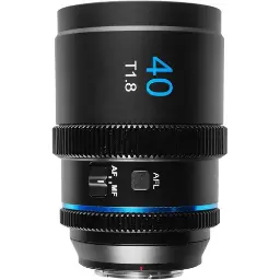 Sirui 40mm T1.8 1.33x S35 AF Anamorphic Lens Sony E, Blue Flares 40AF133X-EB