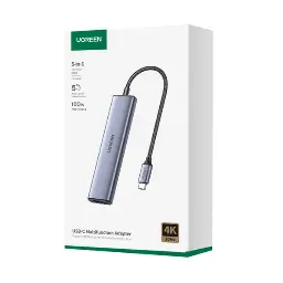 UGreen CM478 5-in-1 USB-C Multifunction Adapter 15495