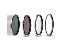 NiSi 82mm Swift True Color VND Mist Kit 1-9 Stops Filter (1-5-Stop VND, 4-Stop ND, Black Mist 1/4)