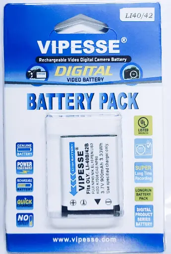 [VP-EN-EL10] Vipesse EN-EL10 3.7V 3.33Wh 900mAh Rechargeable Battery for Nikon