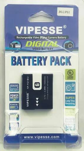 [NP-BG1] Vipesse NP-BG1 FG1 3.7V 1300mAh 4.8Wh Battery for Sony