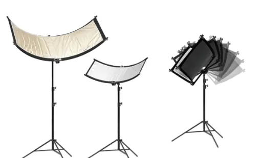 [716053674913] Promage U-SHAPE Curved Reflector 60X180CM Eyelight Reflector Silver/Golden AWP007877