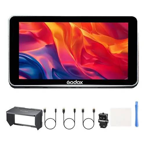 [6952344239759] Godox GM6S Pro 5 inch 4K Ultra-Bright On-Camera Monitor Kit GM6S Pro Kit 2