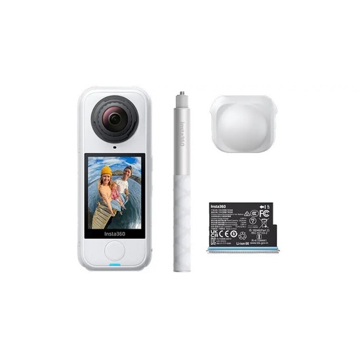 [842126117091] Insta360 X4 Air 8K 360 Camera Starter Bundle (Arctic White) CINSAAFA