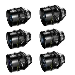 DZOFilm Vespid2 T1.9 Prime 6-Lens Kit (PL Mount, Meter) DZO-V26SETMX