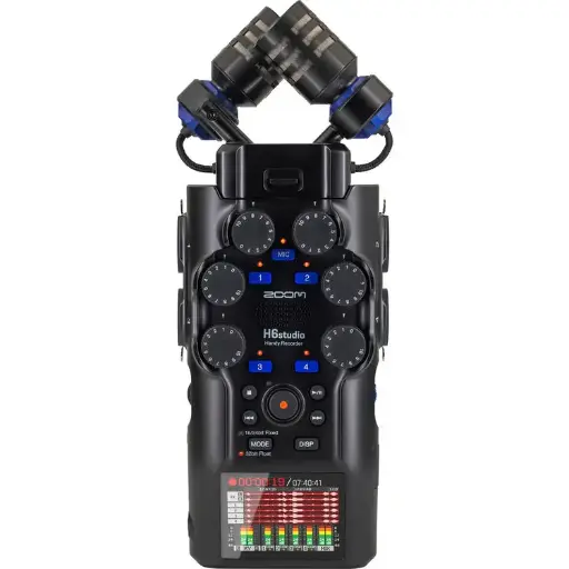 [4515260030385] Zoom H6studio 6-Track Handy Recorder with 32-Bit Float Recording
