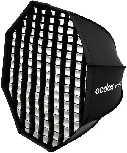 [6952344220054] Godox AD-S60S Silver Octa Umbrella Softbox 65cm For AD300Pro & AD400Pro with Grid 