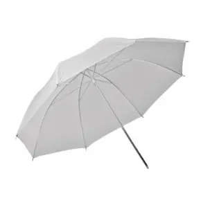 [4894609853602] Phottix 101cm 40" White Photo Studio Diffuser Translucent Umbrella 85360
