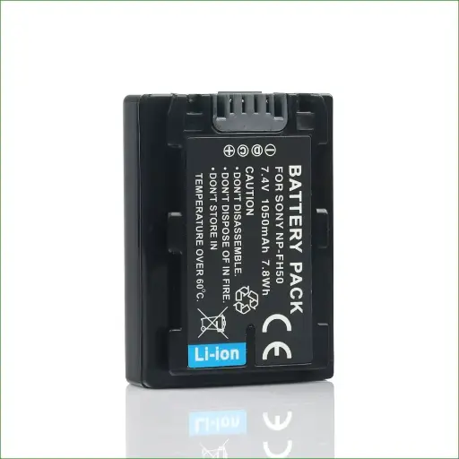 [NP-FH50] Vipesse NP-FH50 1050mAh 7.2v 7.6Wh Rechargeable Battery Pack for Sony