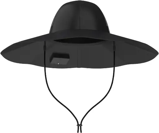 [4895251628785] EcoFlow Power Hat Solar Charging Bucket Fishing Hat With Dual USB-A/USB-C Ports Size M-L EFPowerHat-M-L