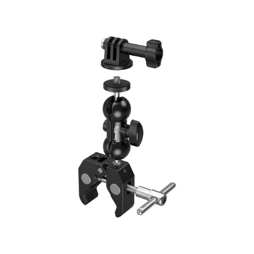 [1138B] SmallRig Crab-Shaped Clamp with Ball Head Magic Arm 1138B