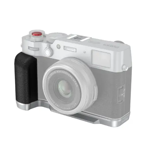 [4555B] SmallRig L-Shape Mount Plate with Handle for FUJIFILM X100VI / X100V (Sliver) 4555B
