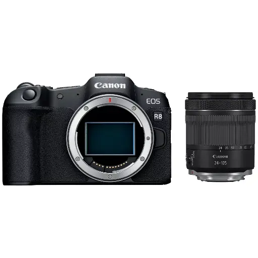 [8714574693002] Canon EOS R8 Mirrorless Camera Body Only with RF 24-105mm F4-7.1 IS STM Lens