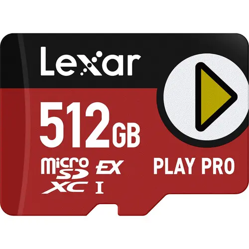 [843367135752] Lexar Play Pro 512GB MicroSDXC Express Card Up 900MB/S LMSXPS0512G-BNNNG