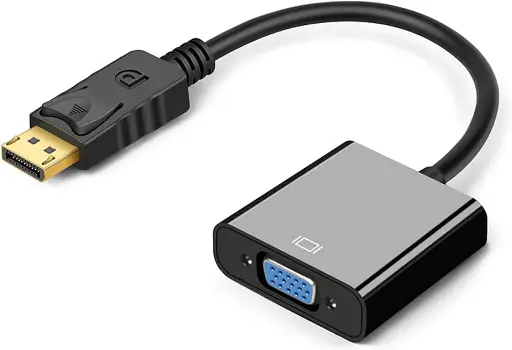 [DPTOVGA] Kongda DisplayPort To VGA Adapter 20cm Male DP to VGA Female