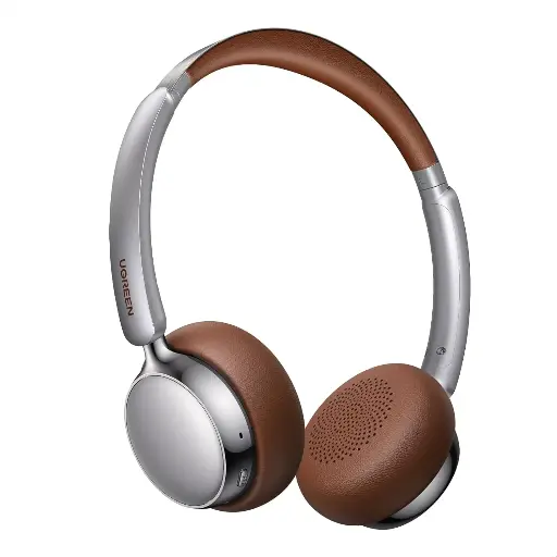 [6941876276295] Ugreen Studio Plus Active Noise-Cancelling Retro Limited Edition Headphones Silver/Brown HP207-75629