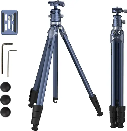 [6941590021225] SmallRig AP-02 Lightweight Aluminum Travel Tripod with Arca-Type Ball Head