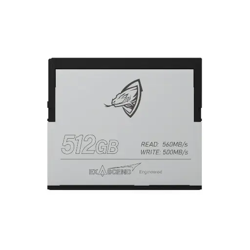 [6972904950344] Exascend Archon CFast 2.0 512GB Memory Card EX-EXSC3X512GB