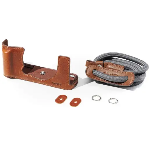 SmallRig Camera Leather Case Kit for FUJIFILM X-E5 (Brown) 5449