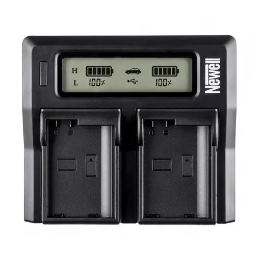 [5901891100587] Newell DC-LCD two-channel charger for LP-E6 batteries