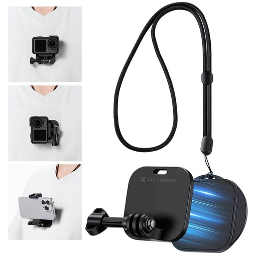 [KF31.116] K&F Concept Magnetic Action Camera Chest/Neck Mount (GoPro & DJI Osmo Action)
