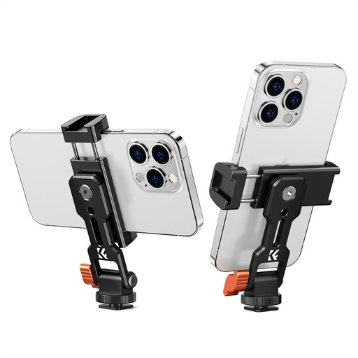 [KF31.094] K&F Concept Metal Phone Tripod Mount with 2 Cold Shoe