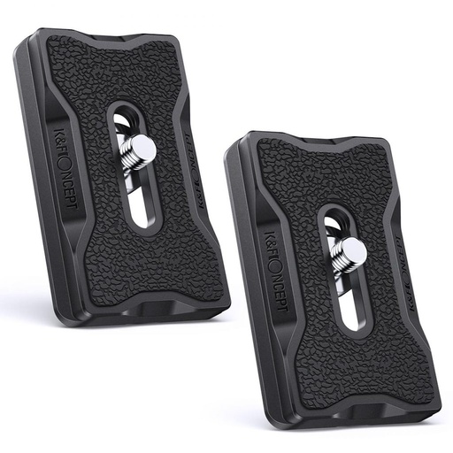 [KF31.031] K&F Concept Aluminium Quick Release Plate 1/4in, Arca-Swiss (2-Pack)