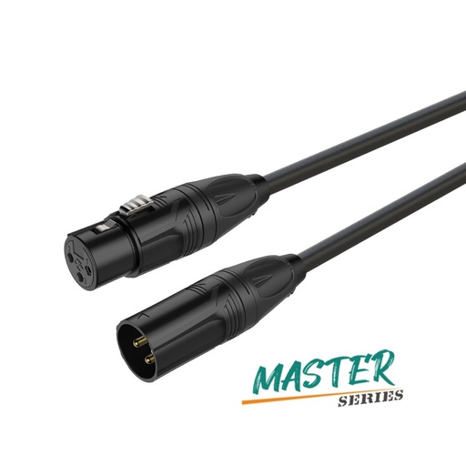 [6975165353824] Roxtone DMX Cable 5 Meter 3P XLR Female to 3P XLR Male MDXX200L0050