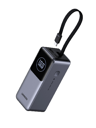 [PB723-55365B] UGREEN Nexode Power Bank 20000mAh 130W with Smart Digital Display, Gray
