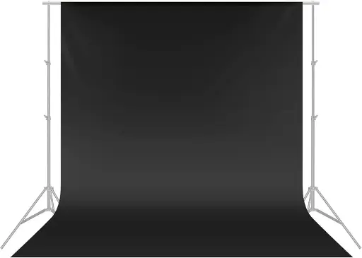 [CLOTHBACDROP-BLK] BacDrop 3x6 Meter Background Cloth (Black)