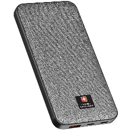 Swiss Military Power Bank 10000mAh 2C1A with 20W PD Fast Charge Grey SM-PB-10K-2C1A-PD-FASTCHRG-GRY