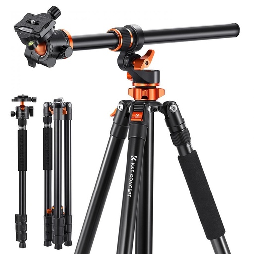 [KF09.119] K&F Concept KF09.119 Camera Tripod with Ball Head (T254A7 Legs + BH-28L Head)