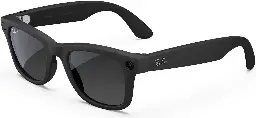 Ray-Ban Meta Wayfarer (Gen 2) AI Glasses Matte Black / Graphite Polarized (50-22)